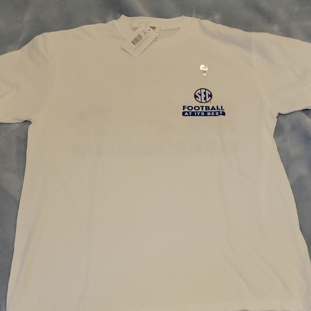 Comfort Colors White SEC Football Tee